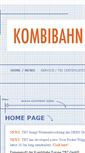 Mobile Screenshot of kombibahn.de